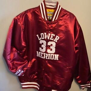 Lower Merion Men’s Varsity Jacket - Red( Kobe Bryant High School Varsity Jacket)